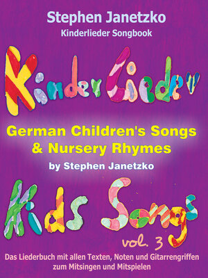 cover image of Kinderlieder Songbook--German Children's Songs & Nursery Rhymes--Kids Songs, Volume 3